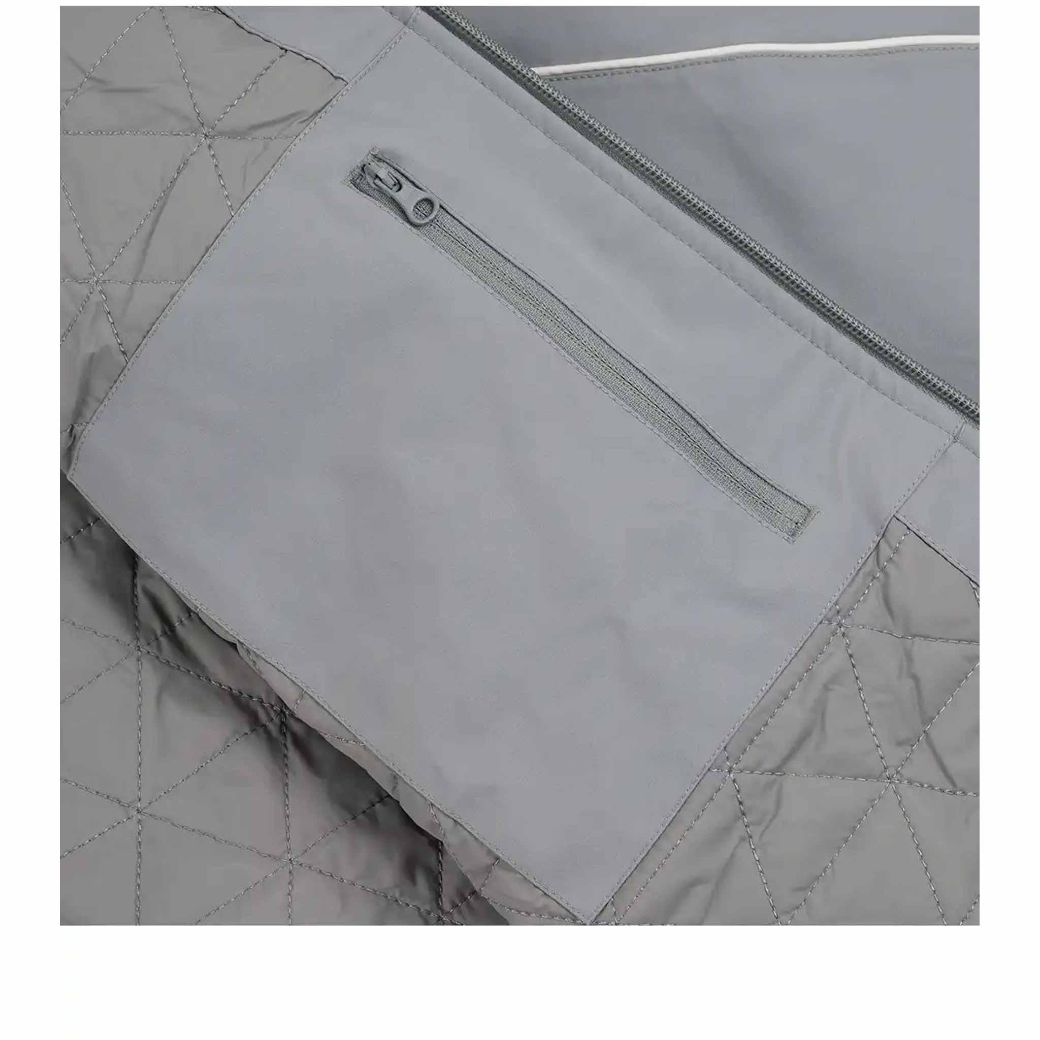 Souvenir Insulated Track Jacket Cool Grey 2025 Mens Snowboard Coat