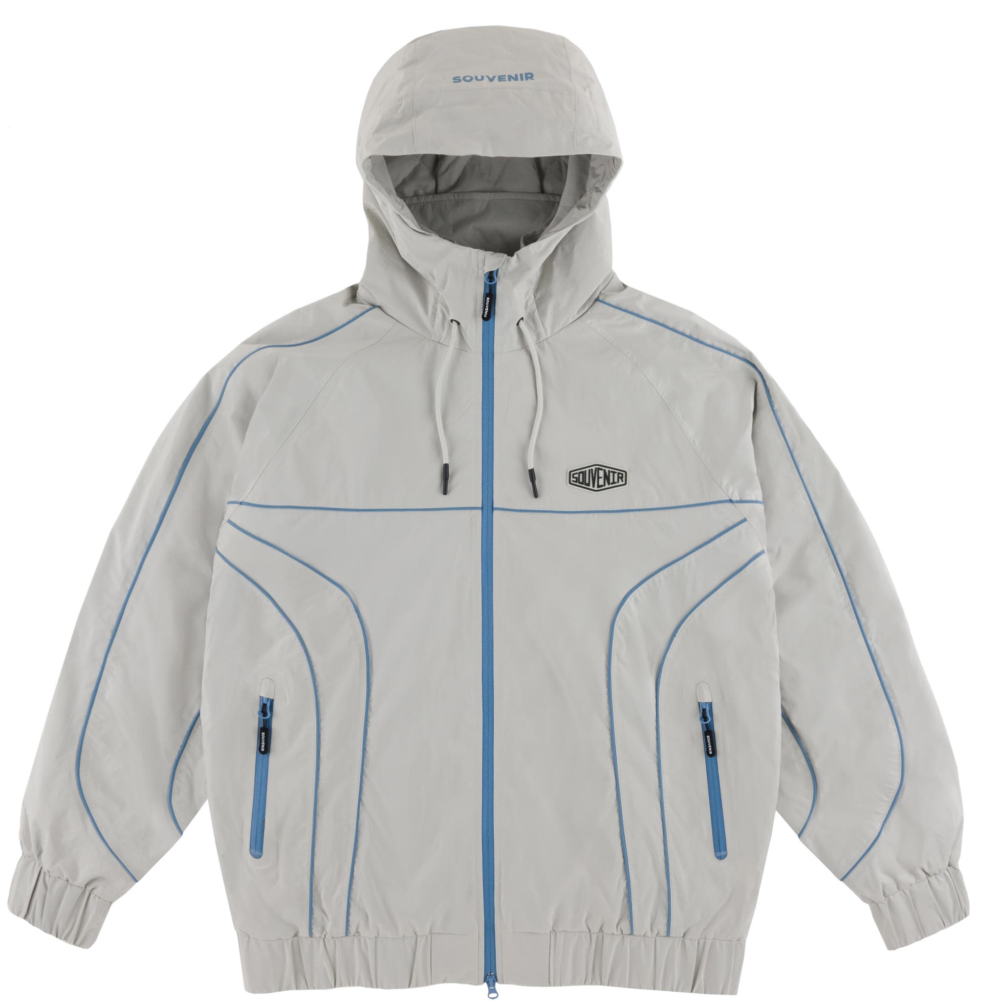 Souvenir Insulated Track Jacket Optic White 2025 Mens Snowboard Coat