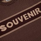 Souvenir Jacquard Knit Sweater Chocolate Sweatshirts