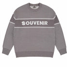 Souvenir Jacquard Knit Sweater Cool Grey Sweatshirts