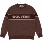 Souvenir Jacquard Sweater Chocolate Sweatshirts