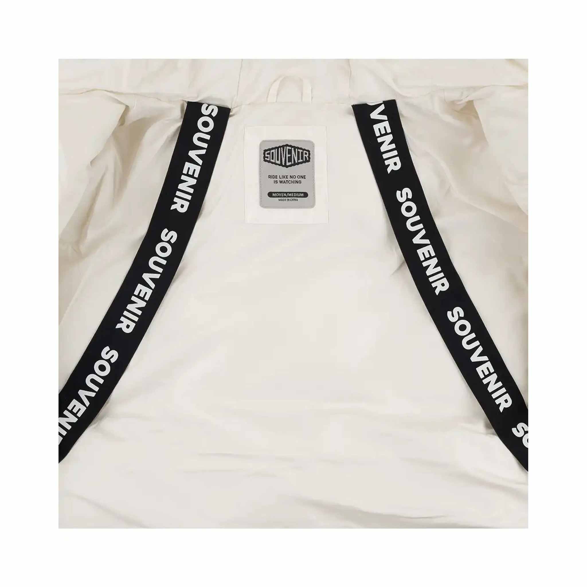 Souvenir Mountain Puffy Marshmallow Mens Snowboard Coat