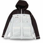 Souvenir Multi Pocket Shell Jacket Chocolate Marshmallow Mens Snowboard Coat