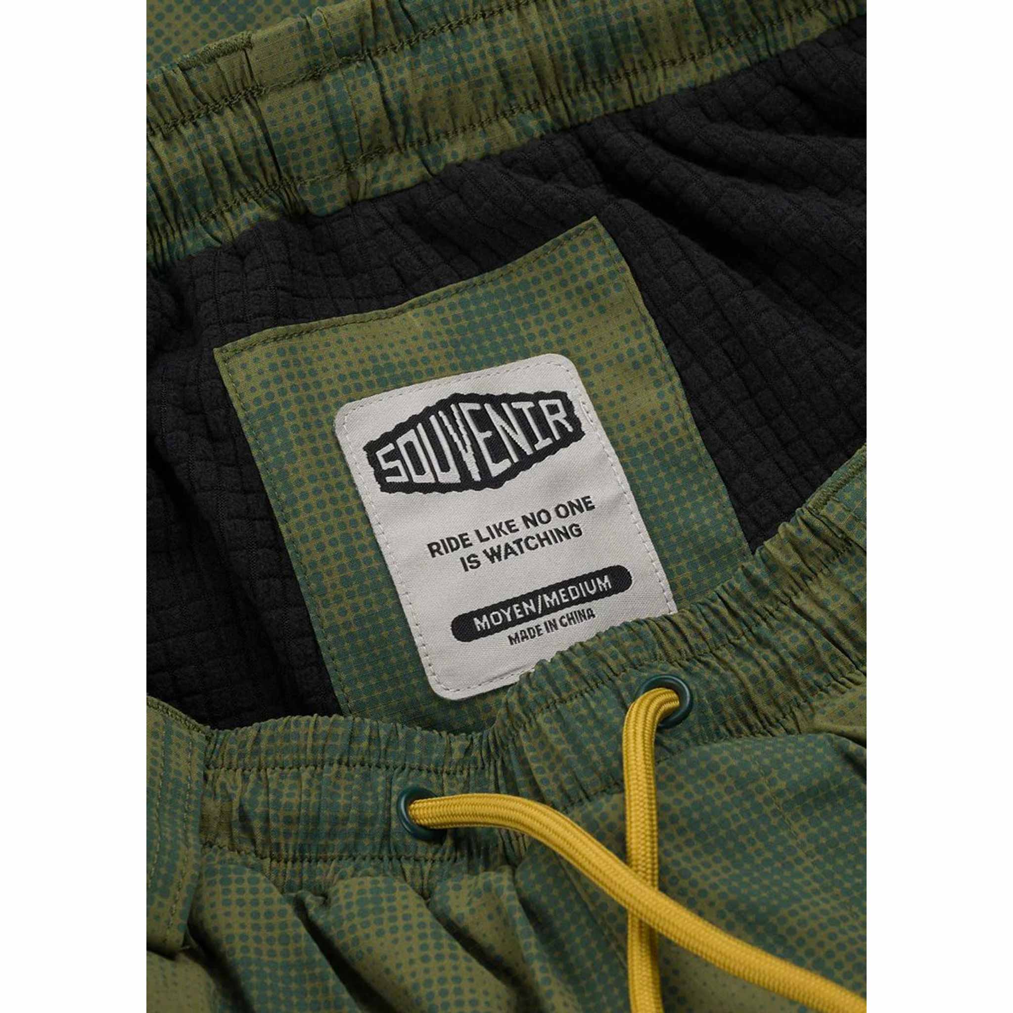 Souvenir Parachute Pant Army Blotch Print 2025 Mens Snowboard Pants