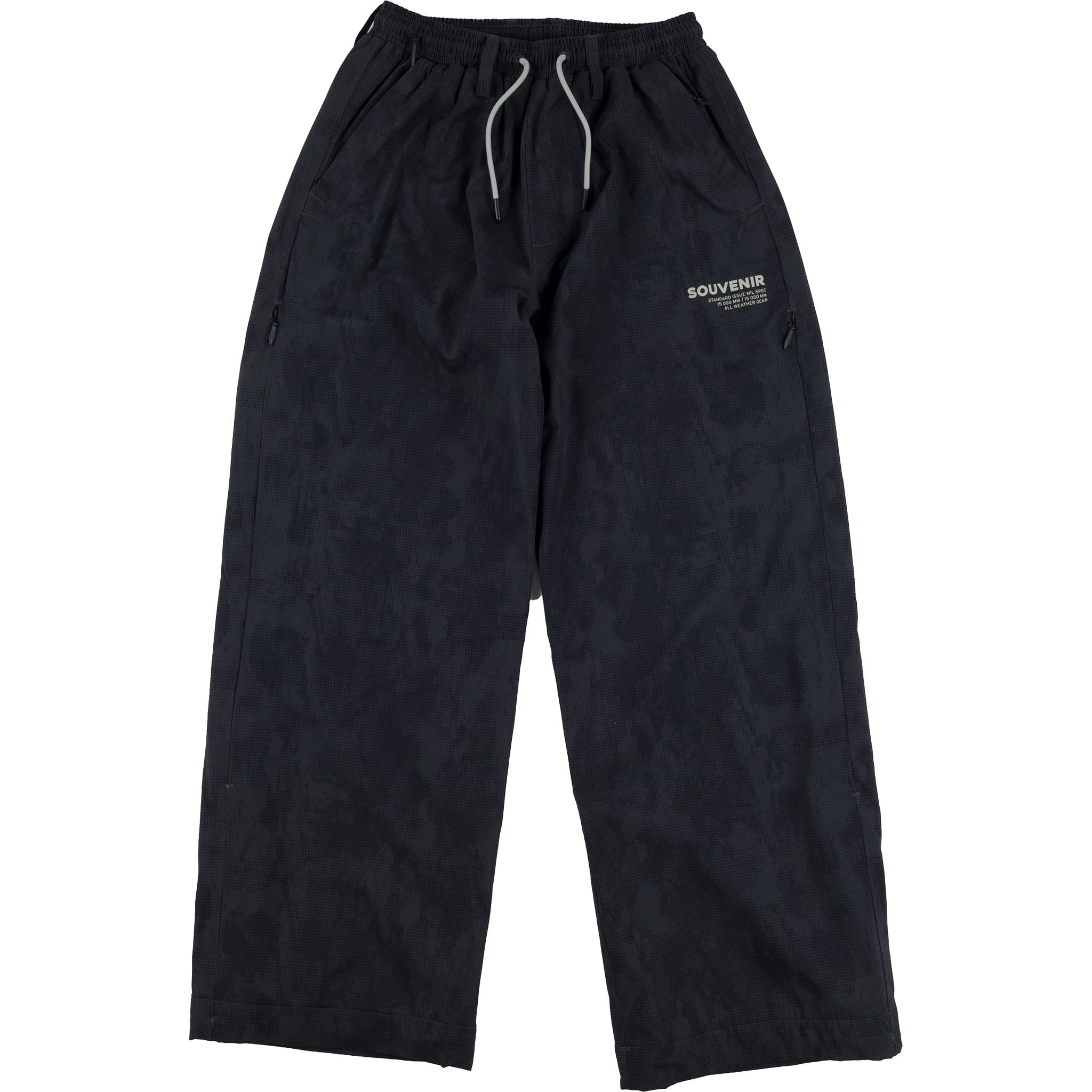 Souvenir Parachute Pant Black Blotch Print 2027 Mens Snowboard Pants