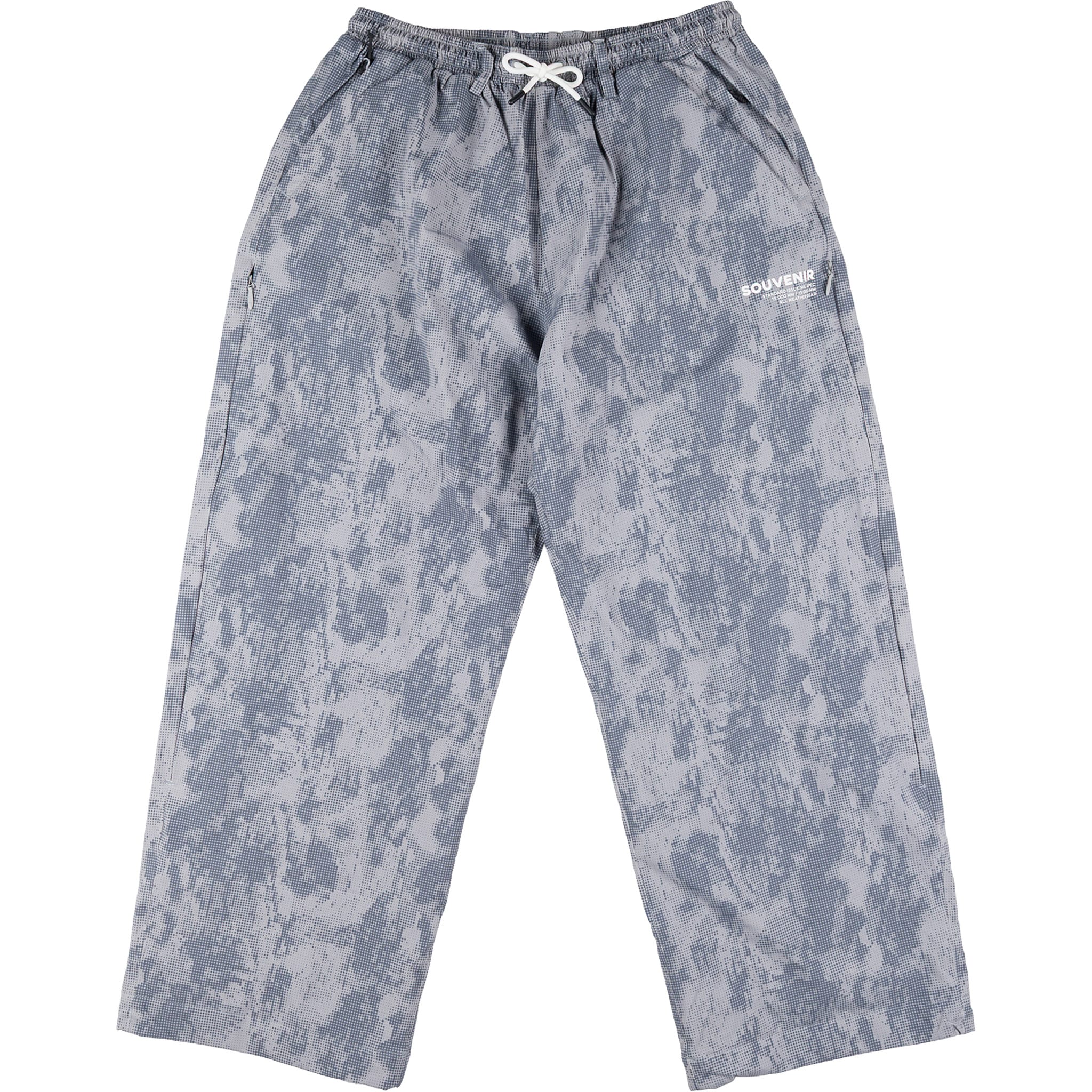 Souvenir Parachute Pant Cool Grey Blotch Print 2027 Mens Snowboard Pants