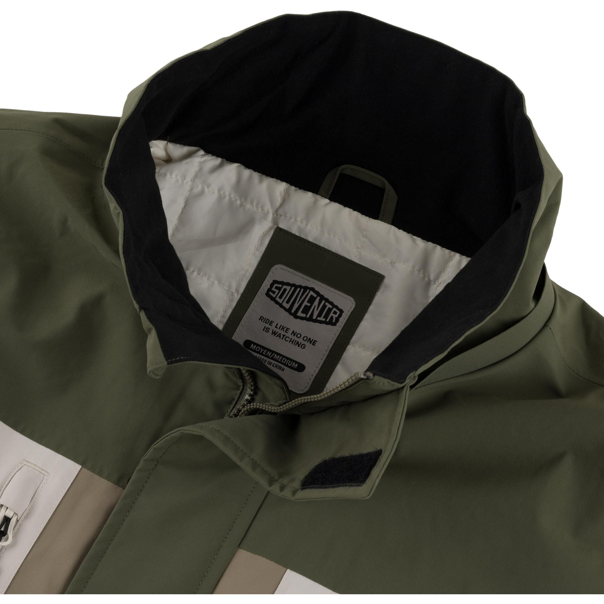 Souvenir S2000 Insulated Jacket British Khaki 2025 Mens Snowboard Coat