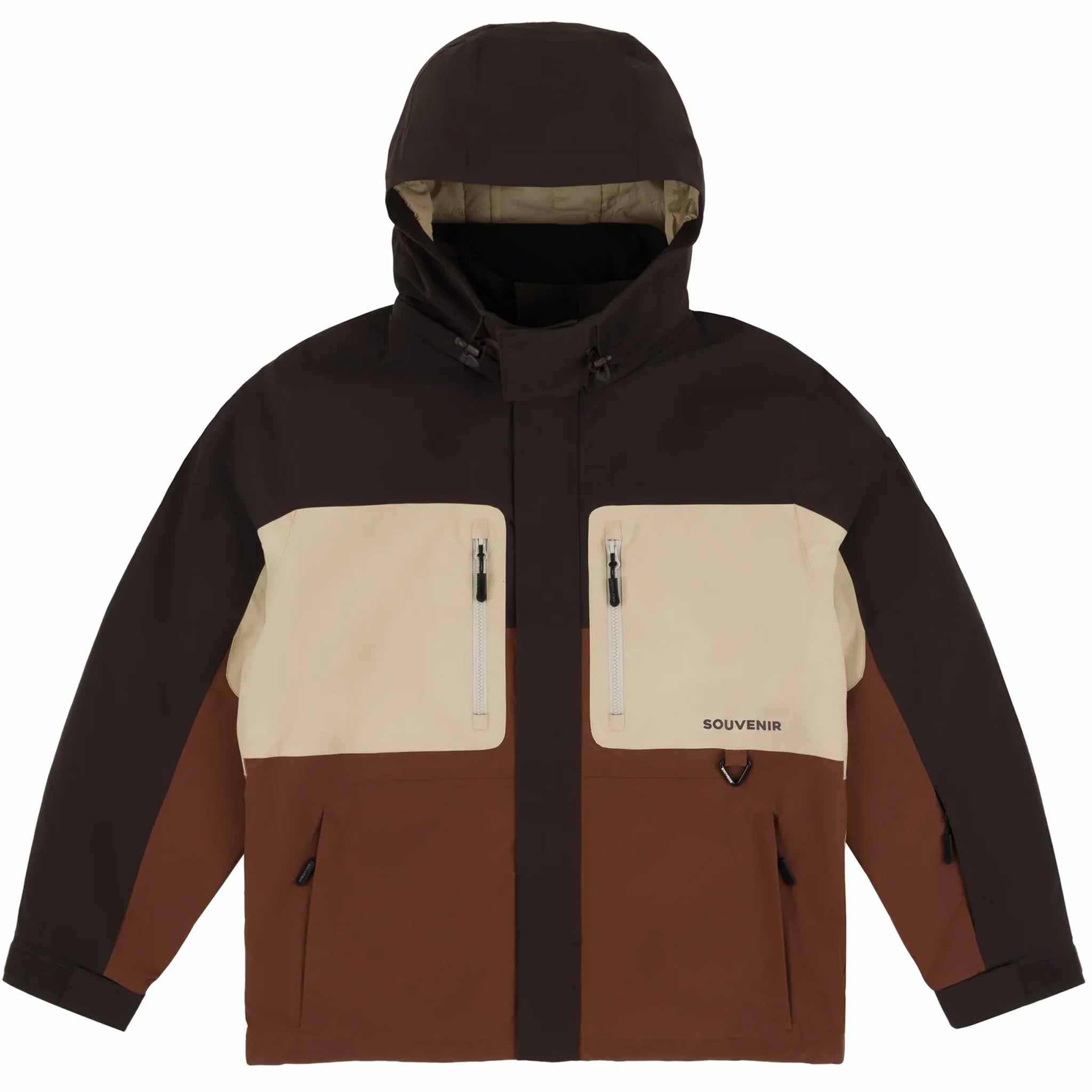 Souvenir S2000 Insulated Jacket Chocolate Mens Snowboard Coat