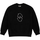 Souvenir Sherpa Crew Black Sweatshirts