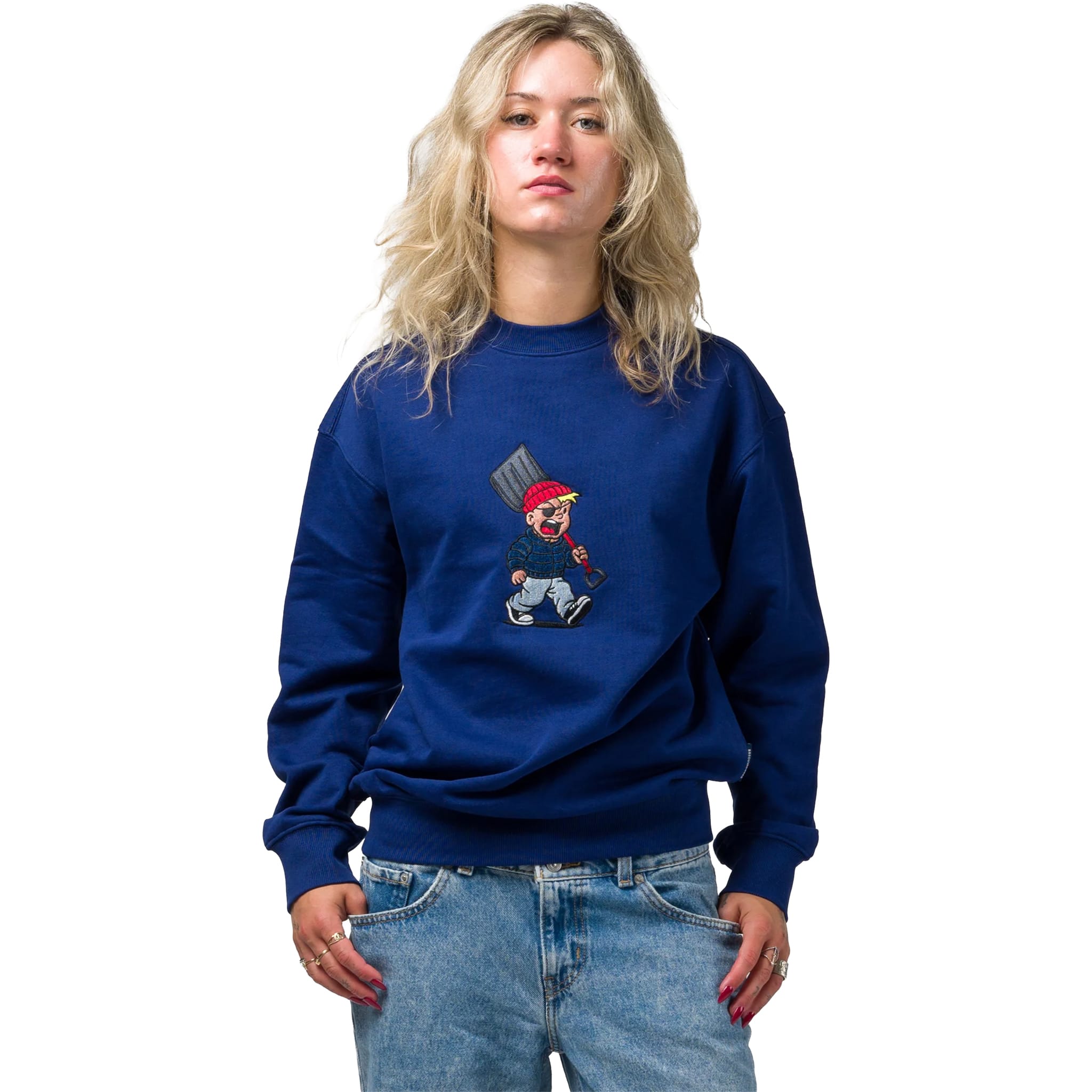 Souvenir Snowboard Joe Crew Petrol Blue Sweatshirts