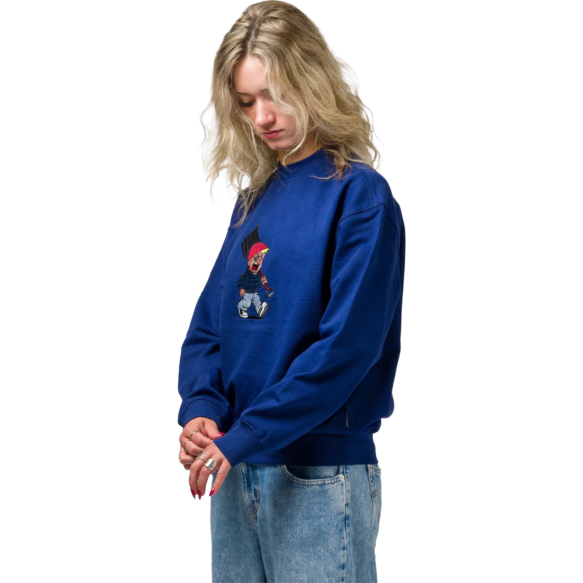Souvenir Snowboard Joe Crew Petrol Blue Sweatshirts