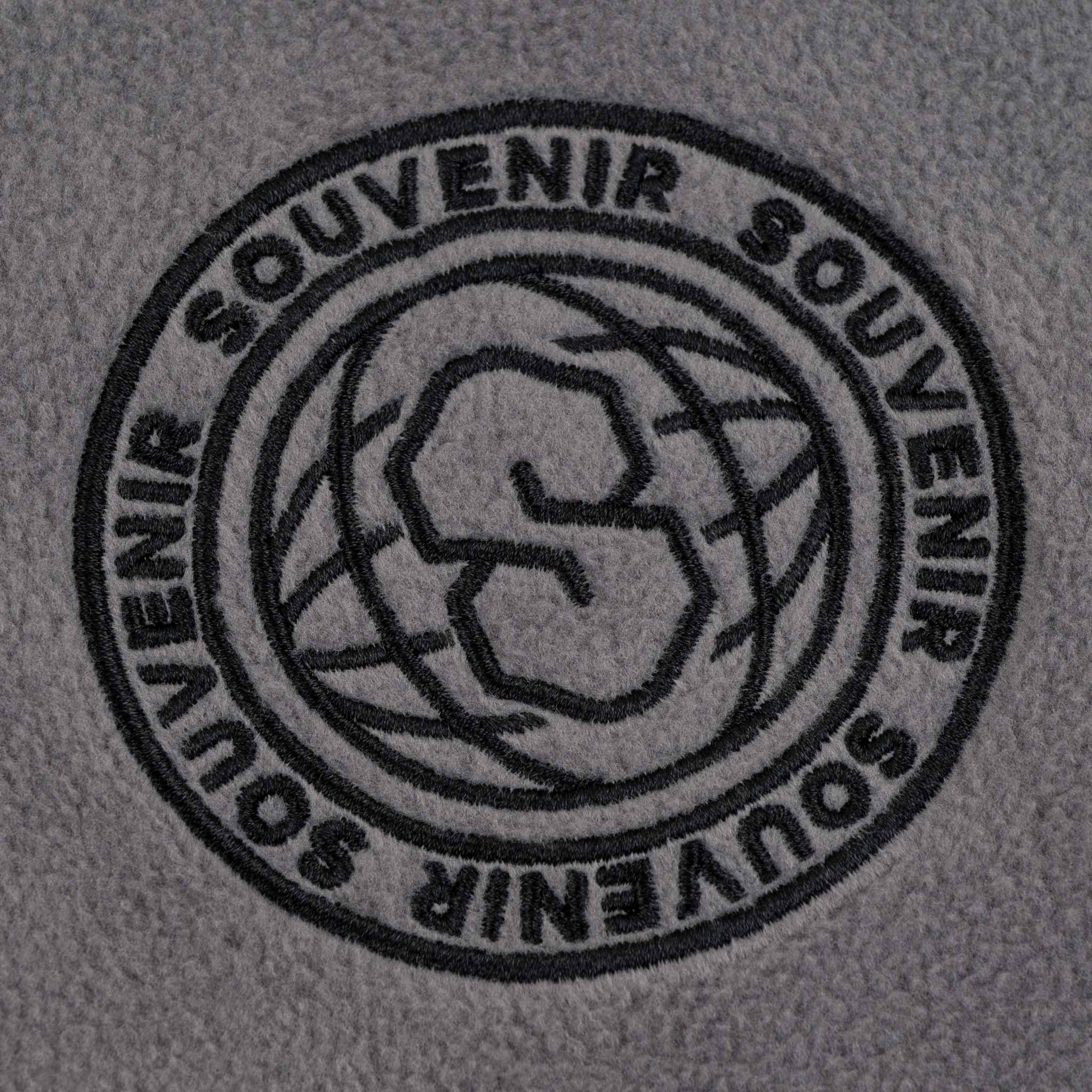 Souvenir Tech Fleece Zip Up Cool Grey Sweatshirts