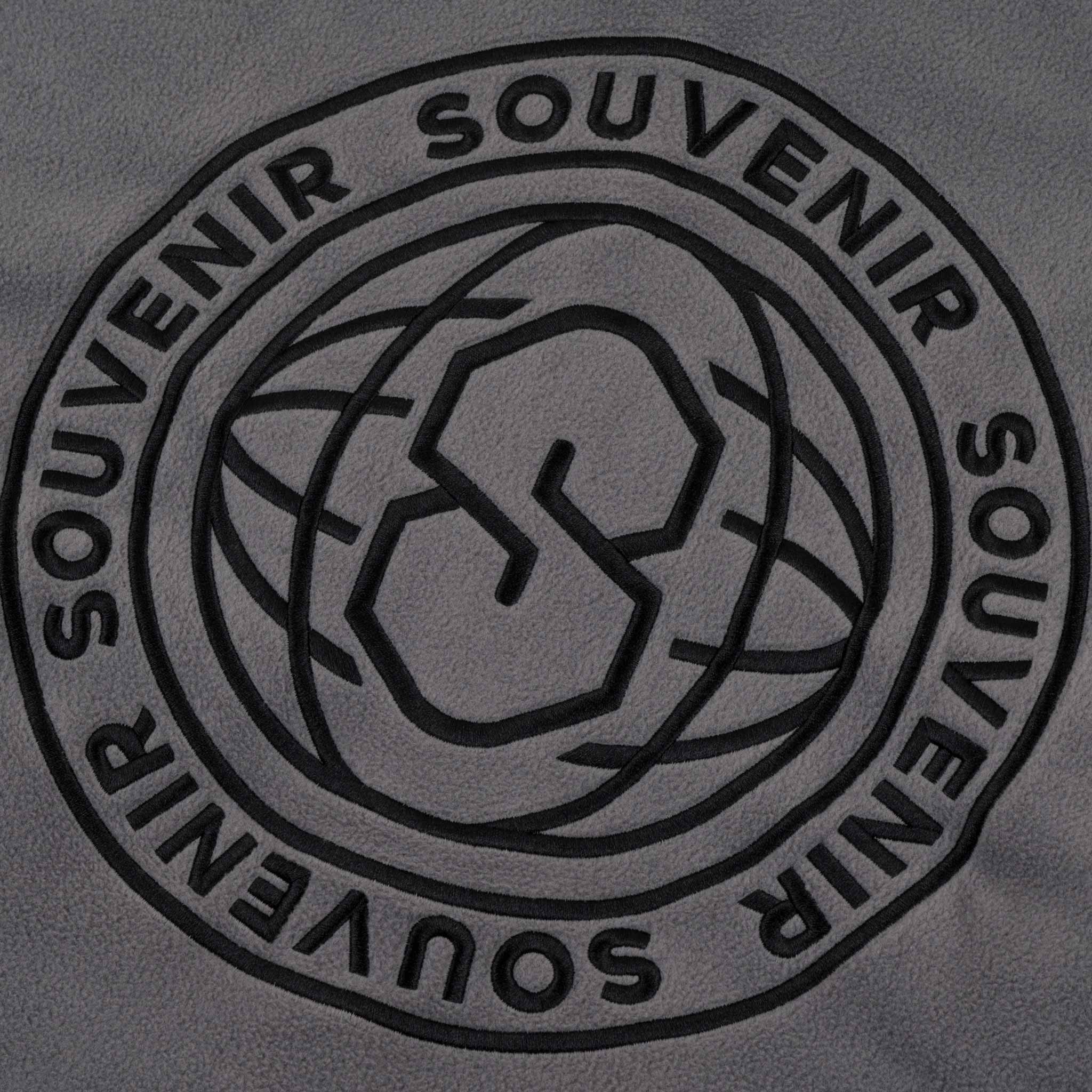 Souvenir Tech Fleece Zip Up Cool Grey Sweatshirts