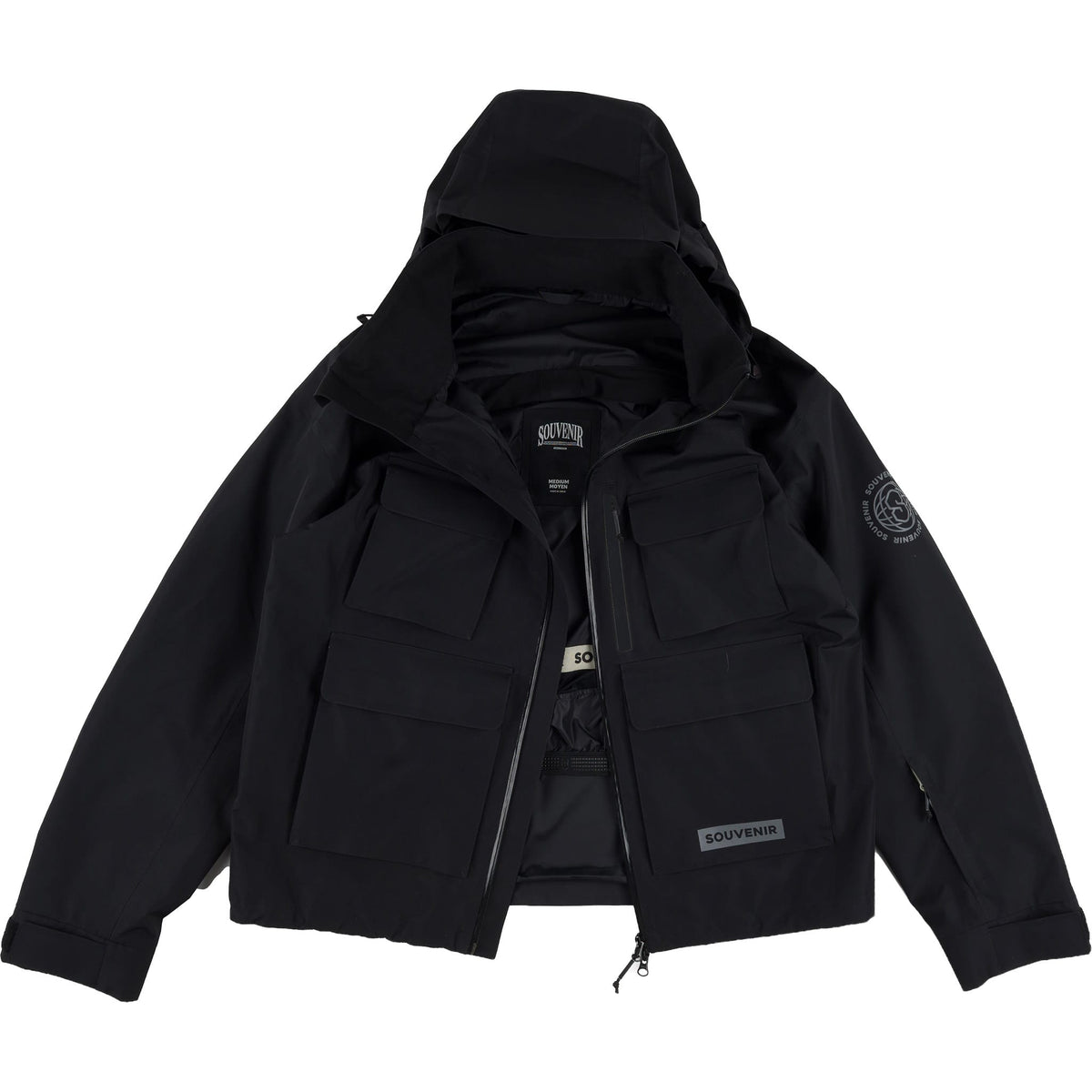 Souvenir Vent Jacket Black 2027 Mens Snowboard Jackets