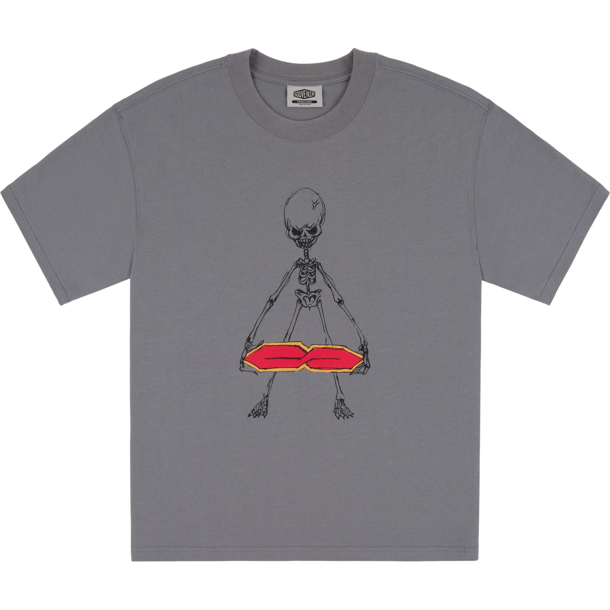 Souvenir X Balti Eighties Tee Grey T Shirt