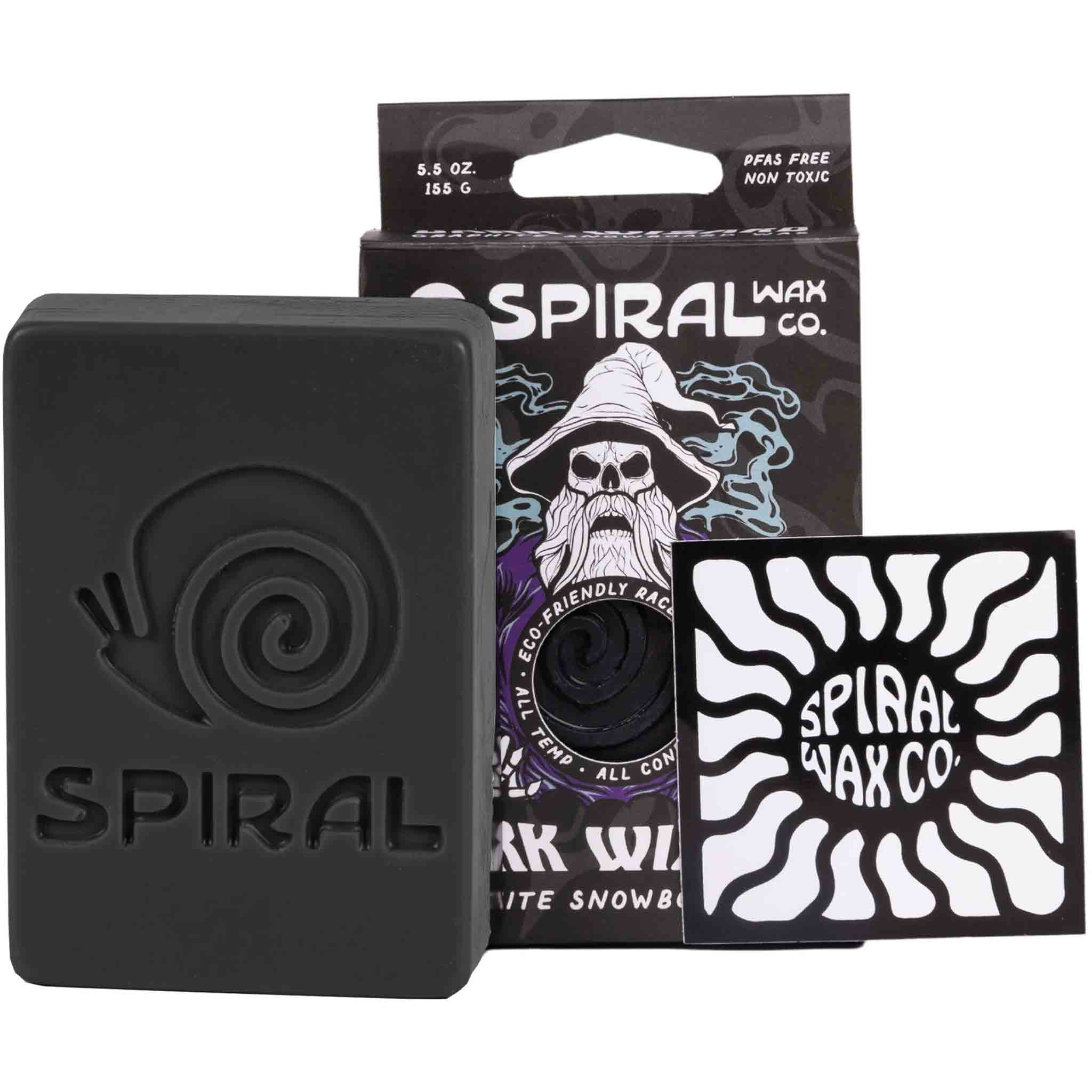 Spiral Dark Wizard Graphite Wax Ski & Snowboard Wax