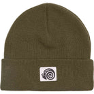 Spiral Wax Brain Beanie Olive Beanie