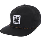 Spiral Wax Co Purrfect Waterproof Snapback Hat Black Hats