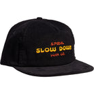 Spiral Wax Co Relax Corduroy Snapback Cap Black Hats