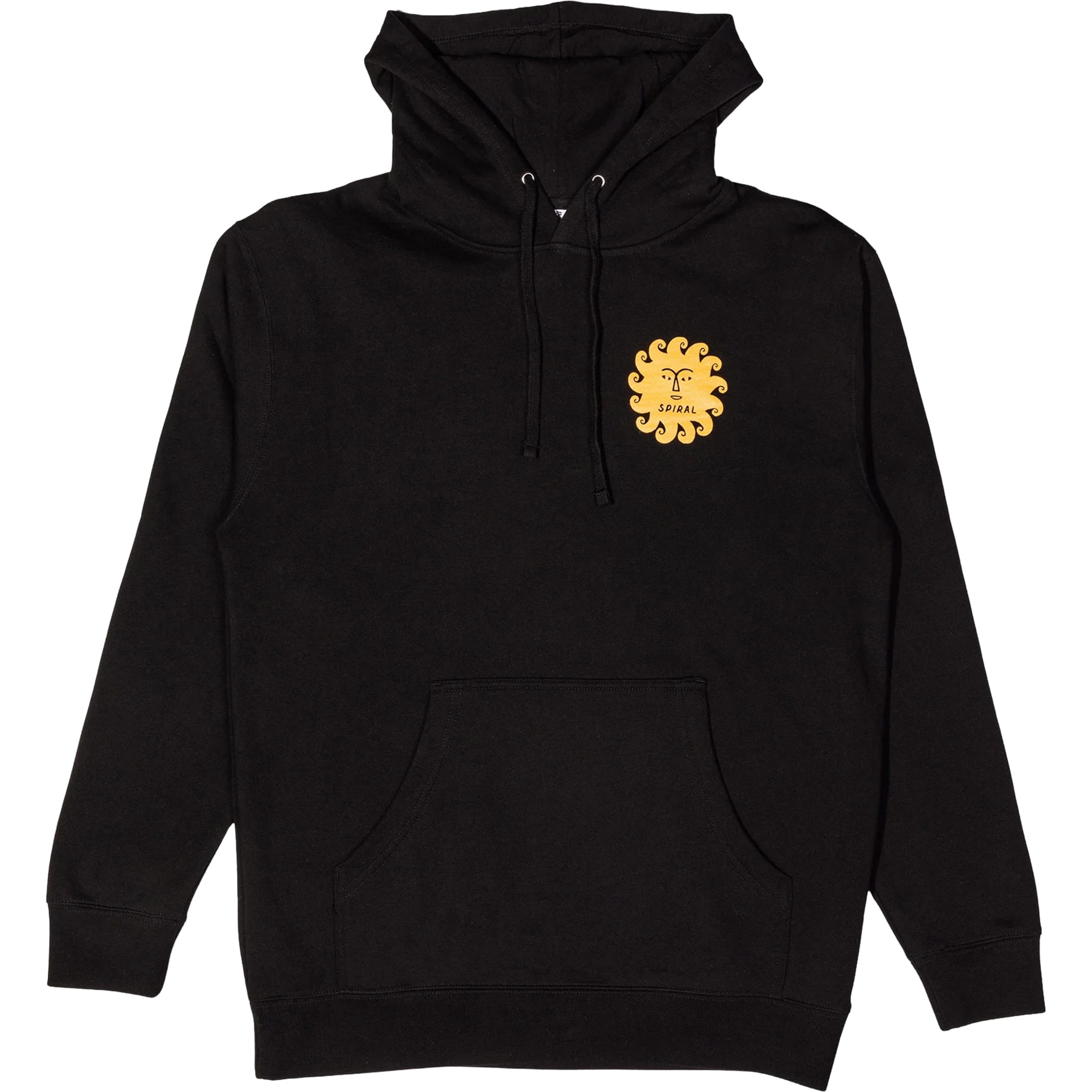 Spiral Wax Co Sungod Hoodie Black Sweatshirts