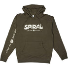 Spiral Wax Co Waxer Hoodie Olive Sweatshirts