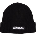Spiral Wax Flames Beanie Black Beanie