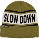 Spiral Wax Slow Down Beanie Olive Beanie