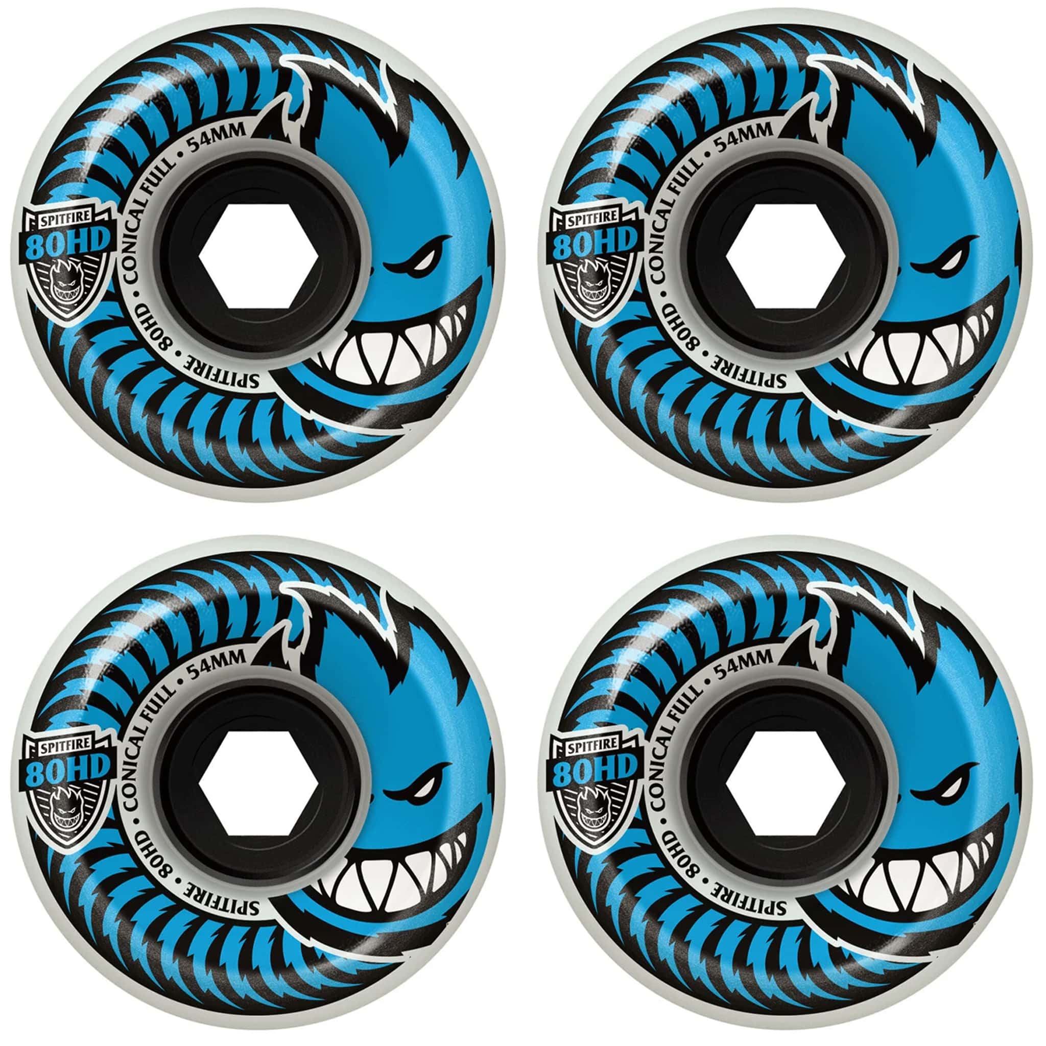 Spitfire 80HD Conical Full Cruiser Skateboard Wheels 54mm Skateboard Wheels