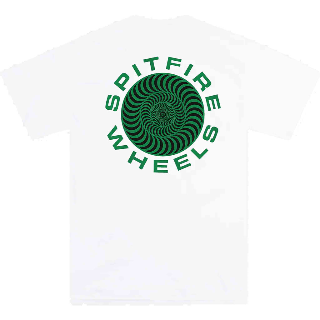 Spitfire '87 Swirl Fill Tee White Green Black T Shirt