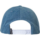 Spitfire Bighead Fill Snapback Hat Washed Denim Red Hat