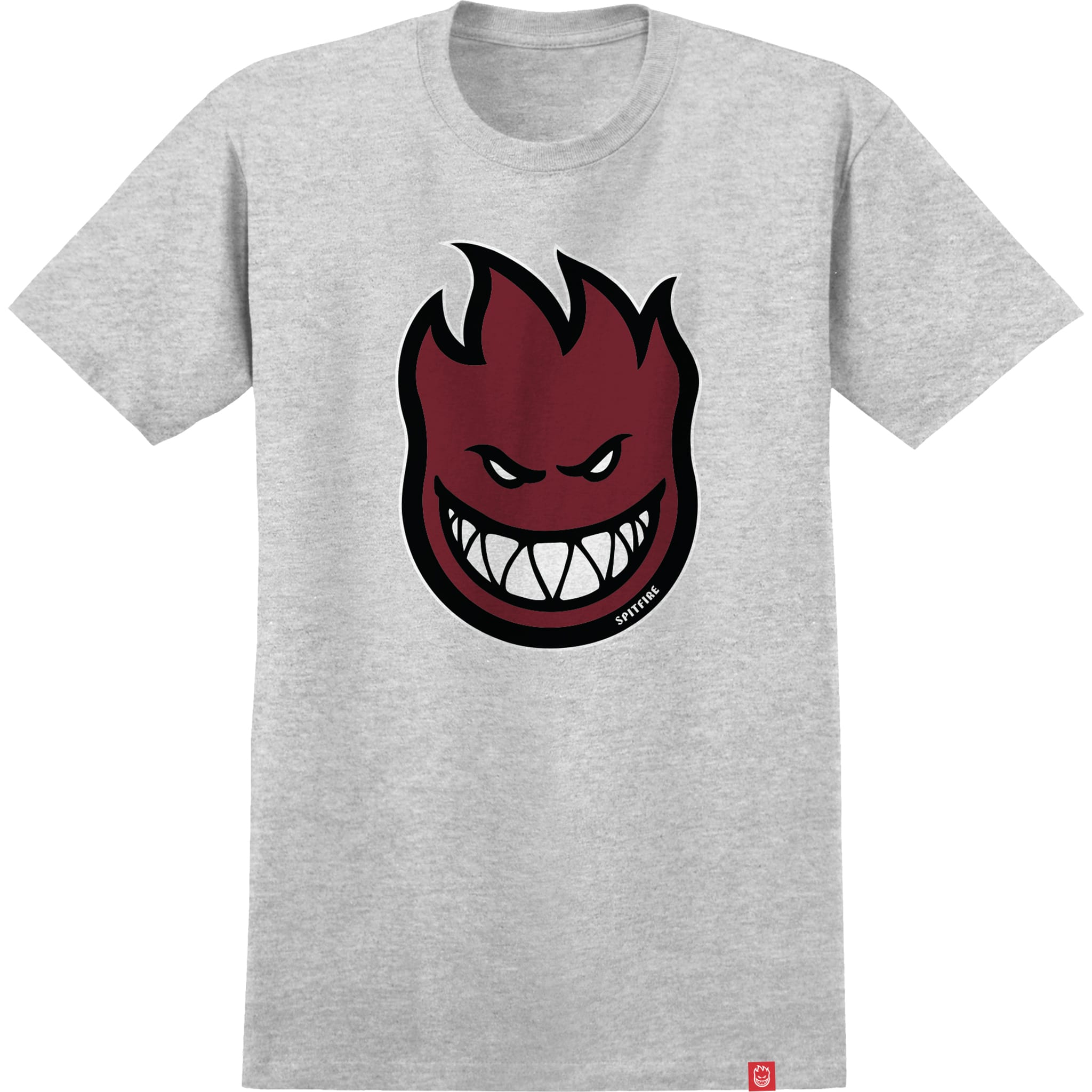 Spitfire Bighead Fill T-Shirt Heather Grey T Shirt
