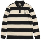 Spitfire Bighead Rugby Long Sleeve Off White Black Button Up