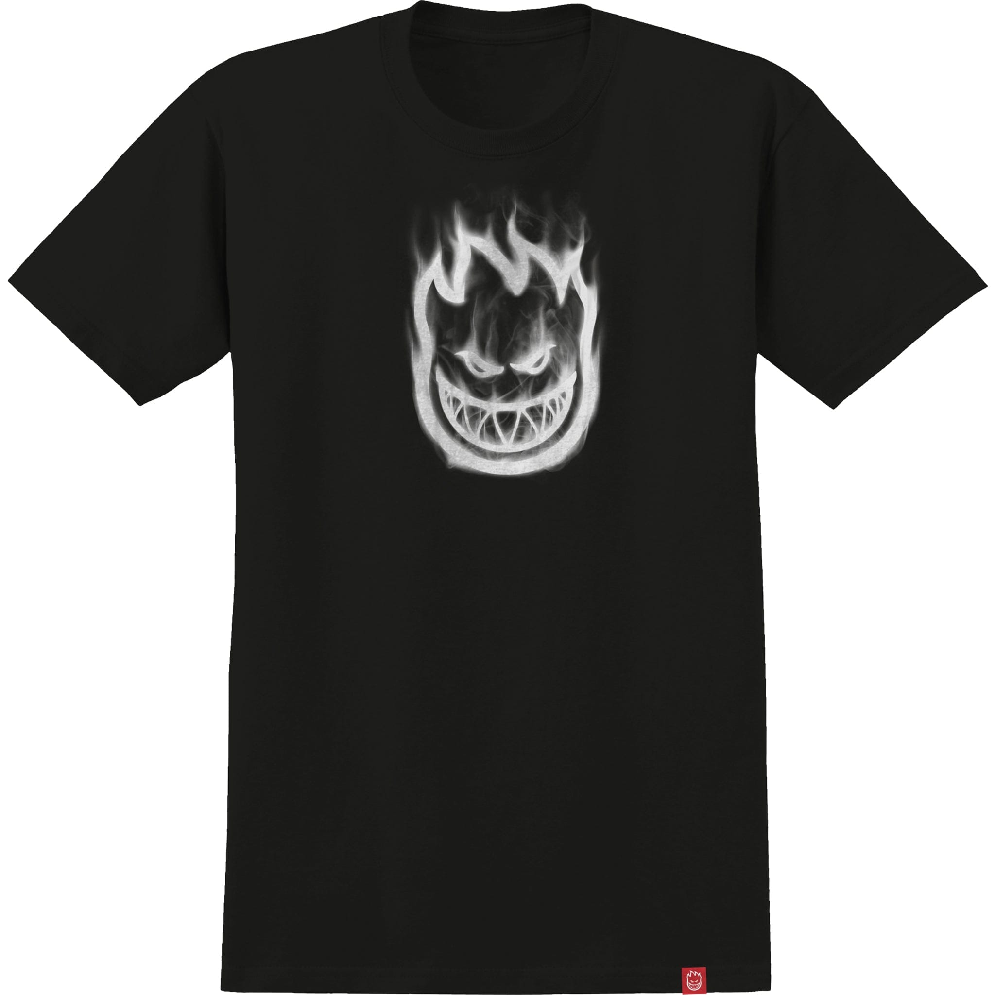 Spitfire Bighead Smoke Tee Black T Shirts