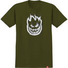 Spitfire Bighead Smoke Tee Military Green T Shirt
