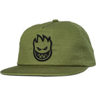 Spitfire Bighead Snapback Hat Olive Ripstop Hats