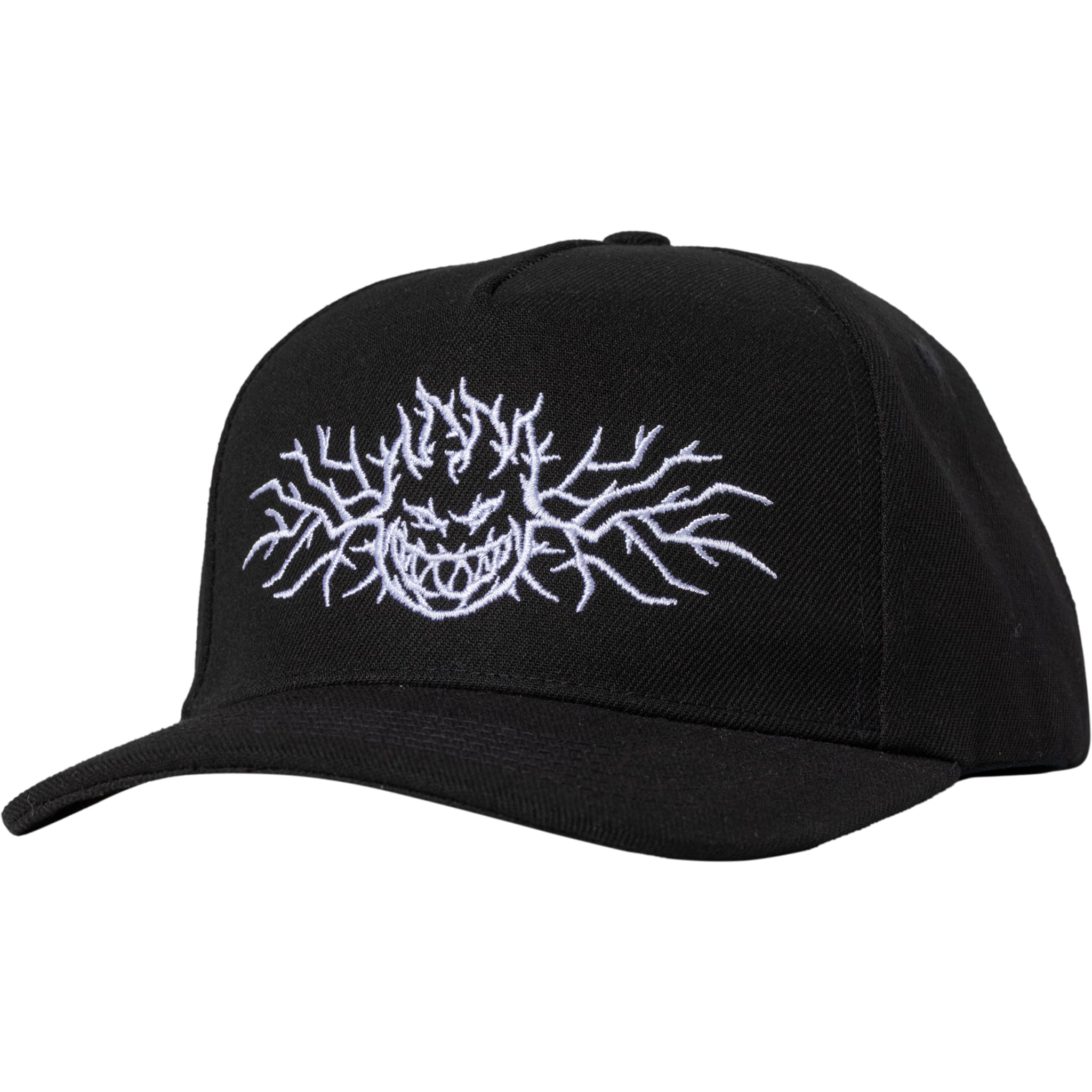 Spitfire Bighead Thorn Snapback Hat Black White Hat