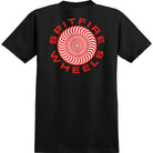 Spitfire Classic '87 Swirl Fill T-Shirt Black Red White T Shirt