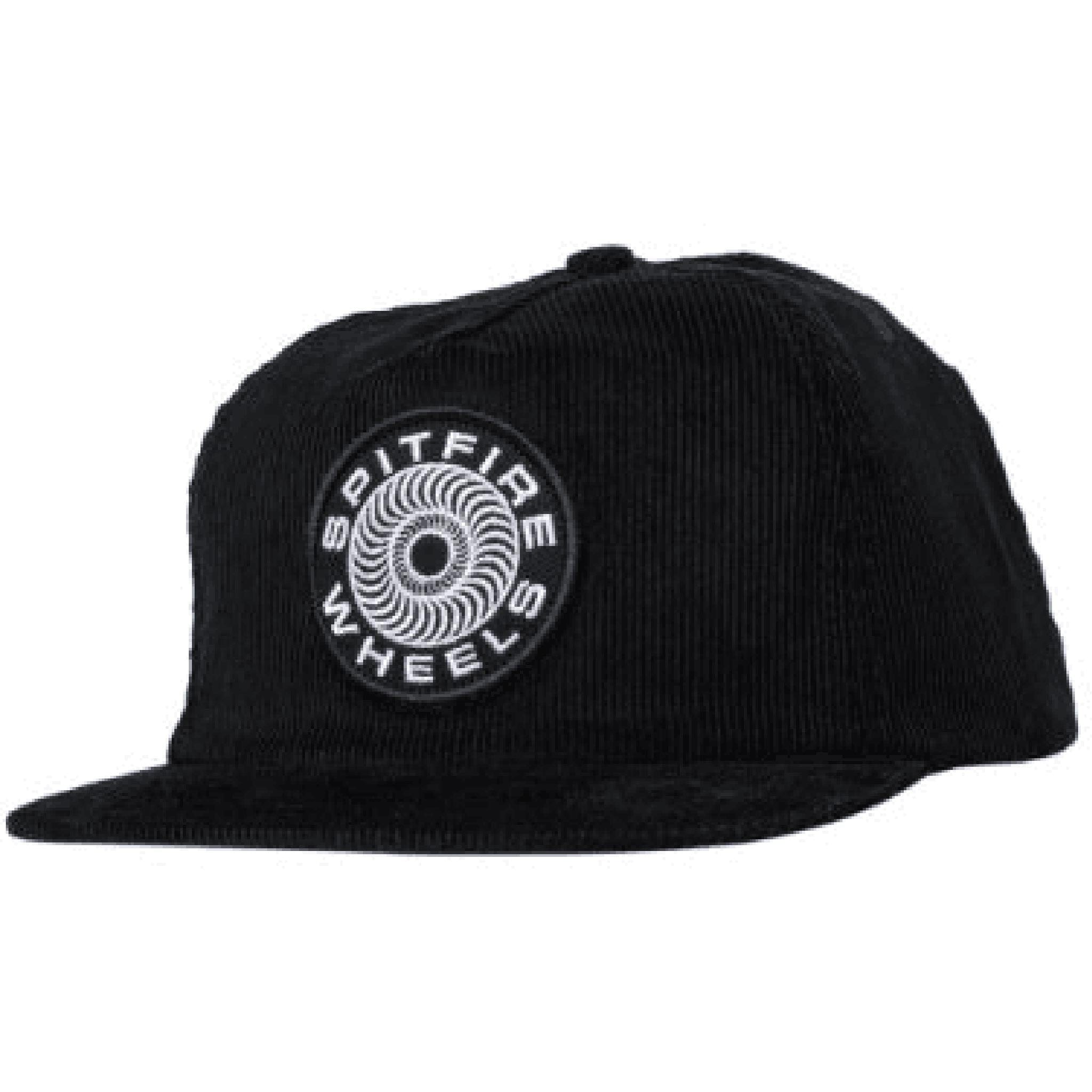 Spitfire Classic '87 Swirl Patch Snapback Black White Hats