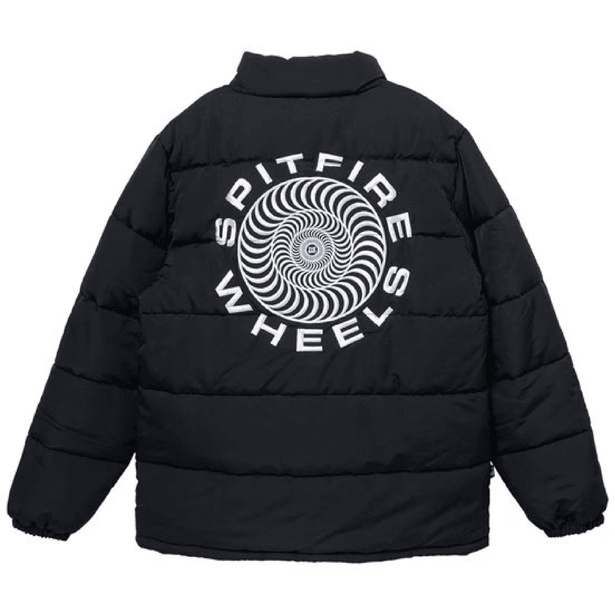 Spitfire Classic '87 Swirl Puff Custom Jacket Black White Casual Jackets