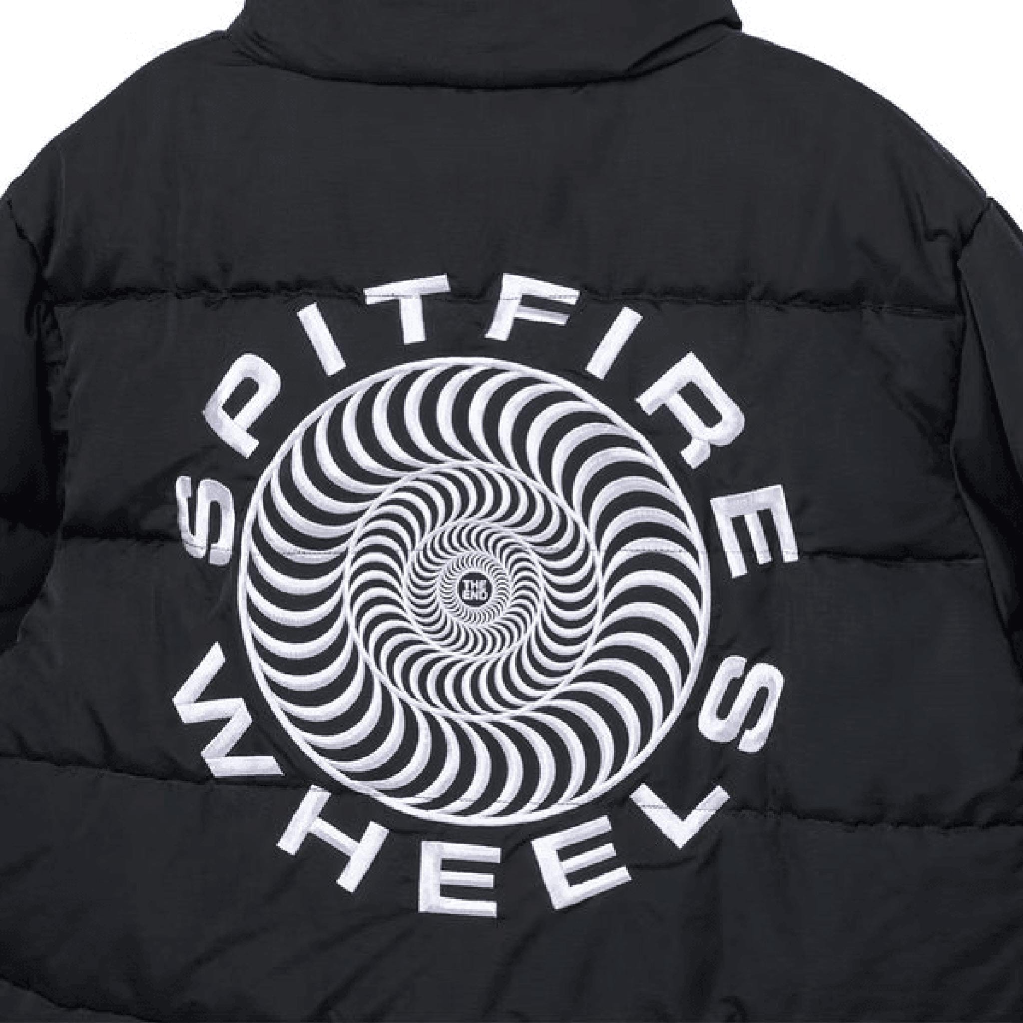 Spitfire Classic '87 Swirl Puff Custom Jacket Black White Casual Jackets