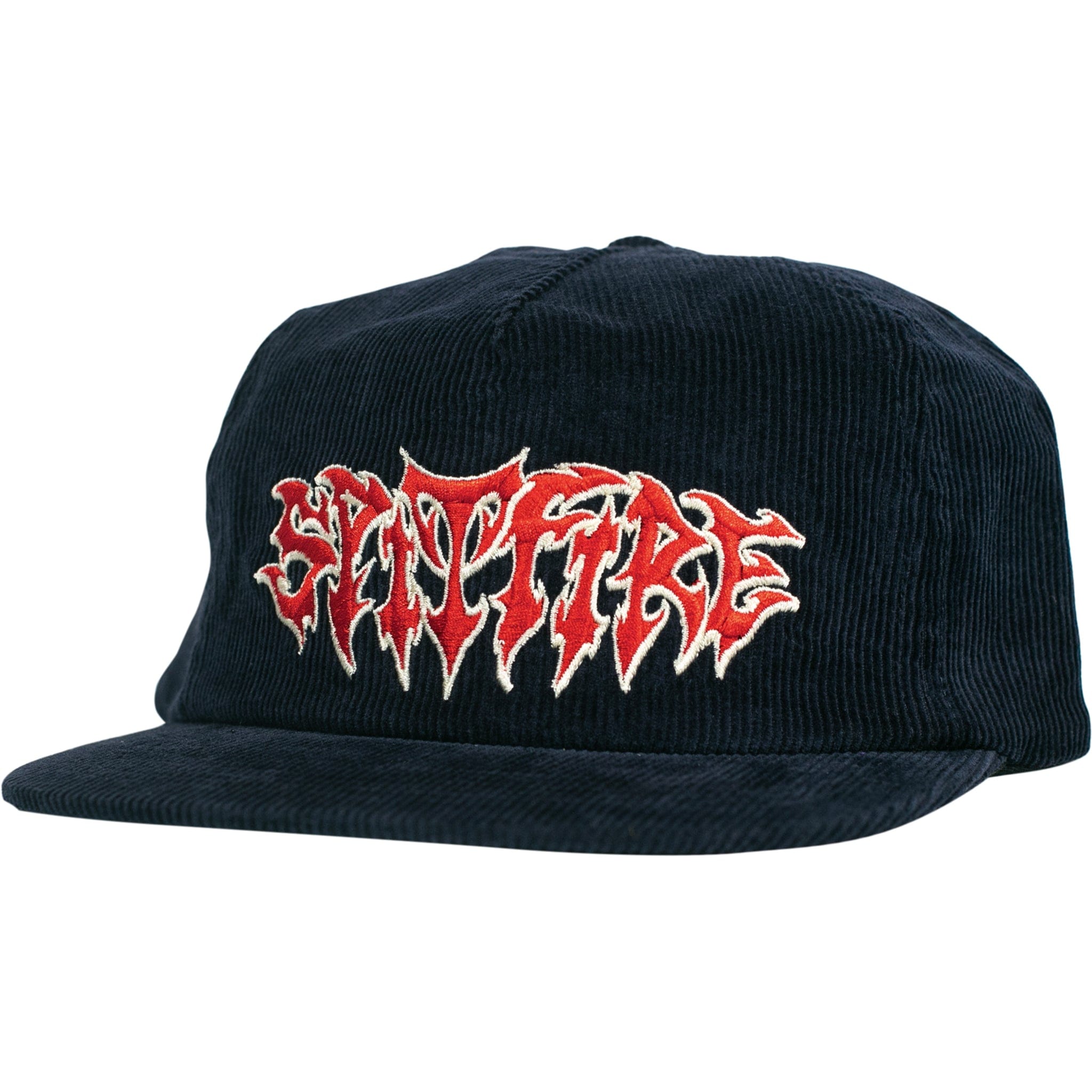 Spitfire Demon Script Snapback Hat Navy Hats