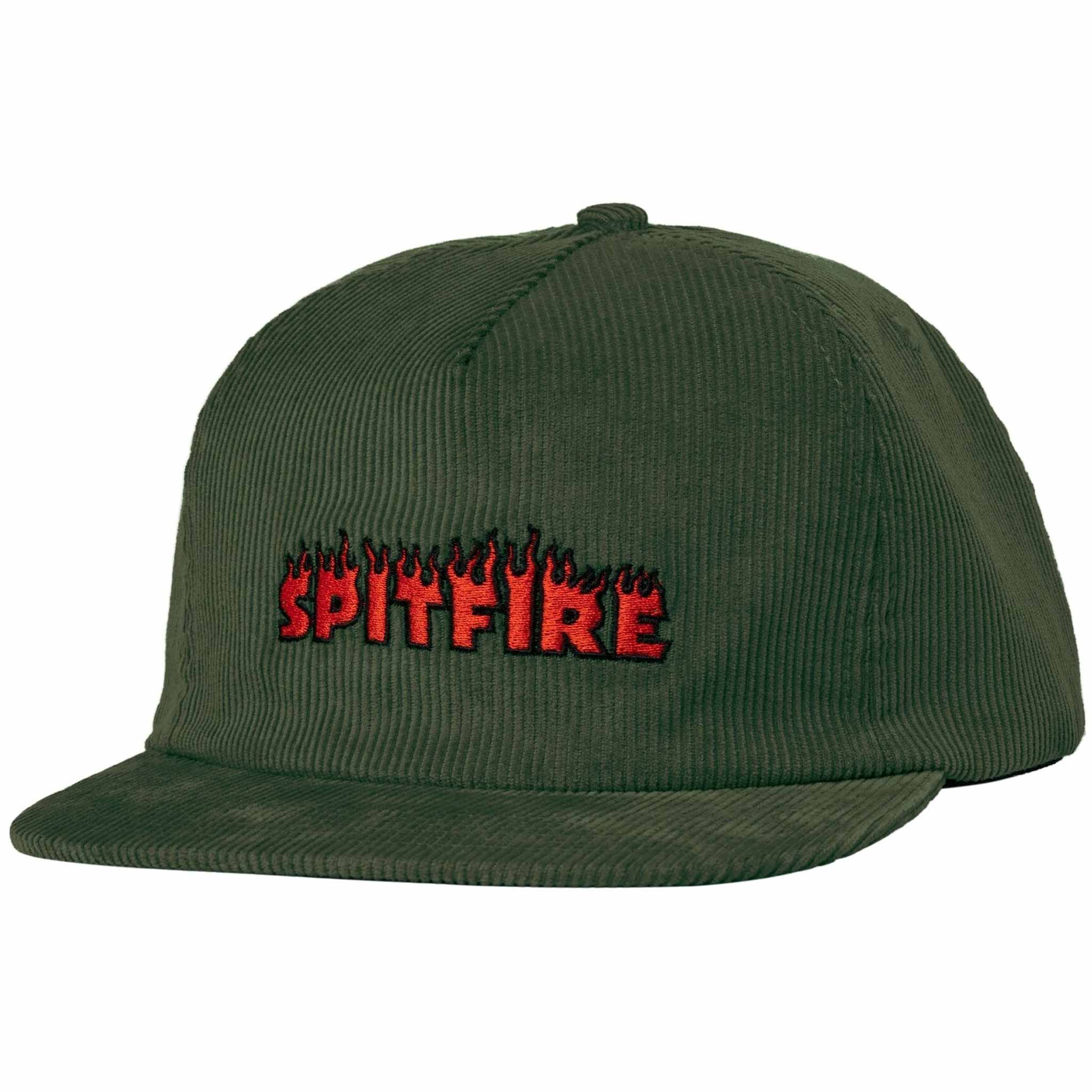 Spitfire Demonseed Script Snapback Dark Green Hats