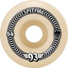 Spitfire F4 Soft Sliders Classic Natural Skateboard Wheels 93a 54mm Skateboard Wheels