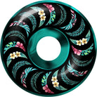 Spitfire F4 Team Floral Classic Skateboard Wheels Teal Black Swirl 99a 53mm Skateboard Wheels