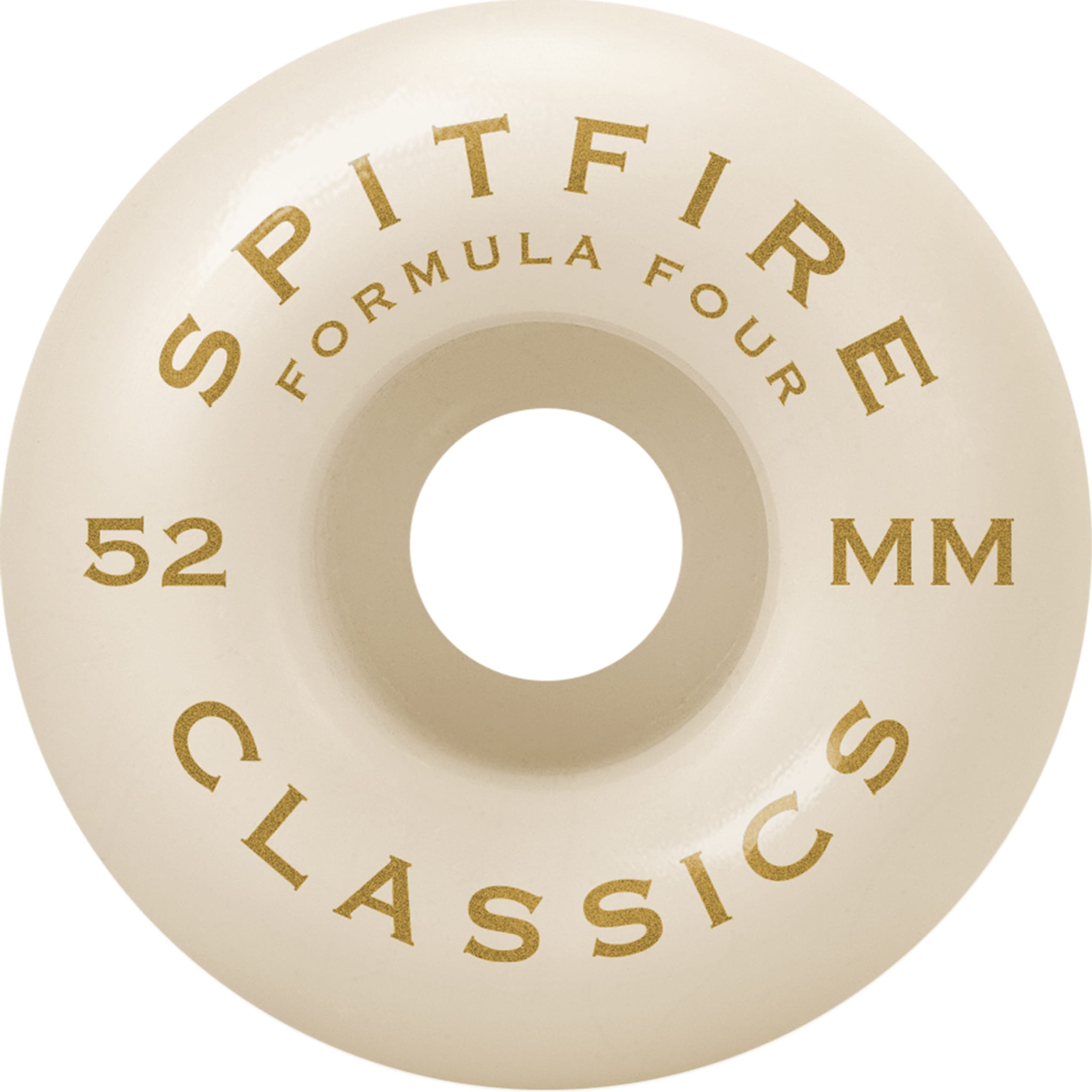 Spitfire Formula Four Classic Skateboard Wheels 101d 52mm Skateboard Wheels