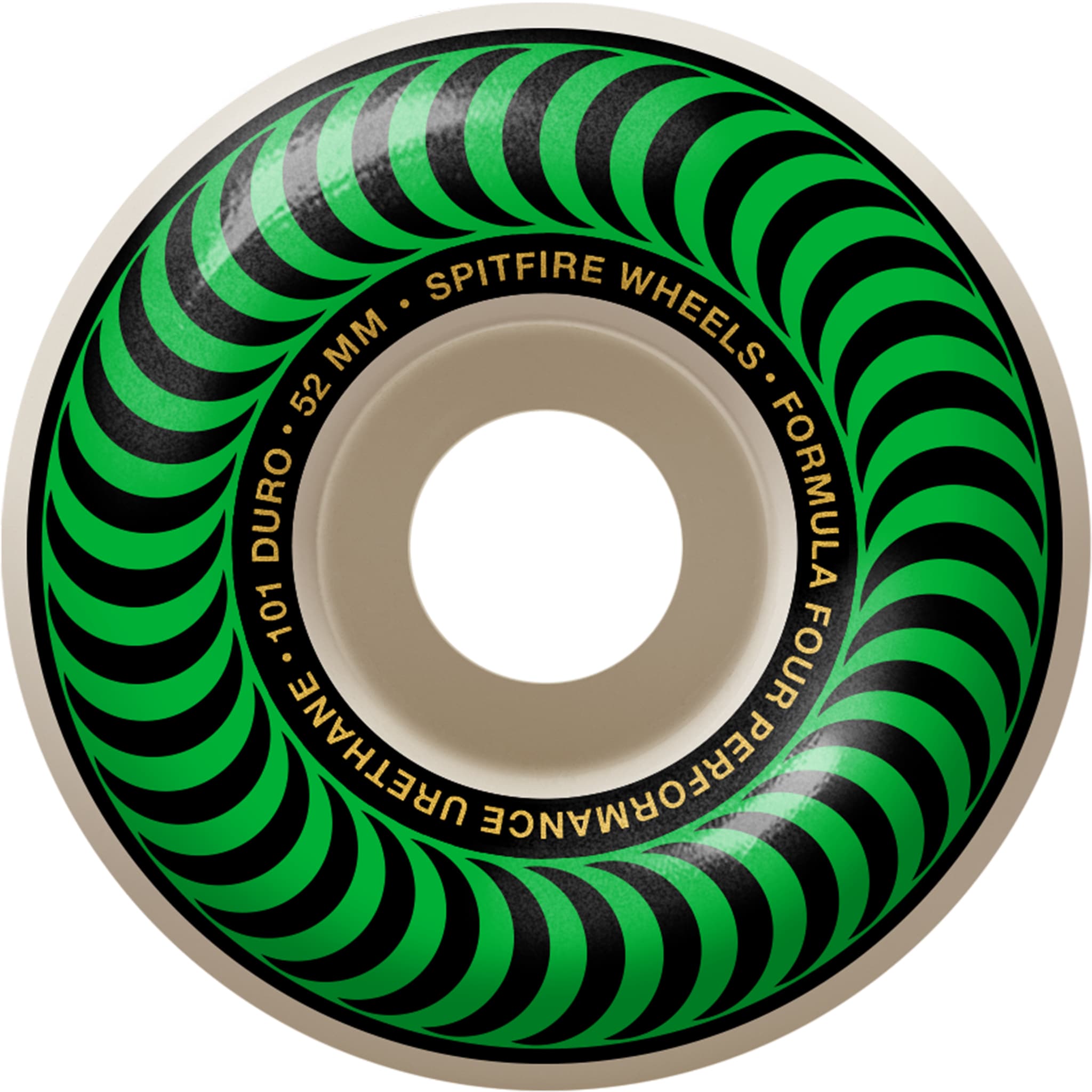Spitfire Formula Four Classic Skateboard Wheels 101d 52mm Skateboard Wheels