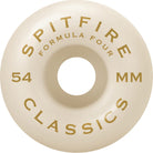 Spitfire Formula Four Classic Skateboard Wheels 101d 54mm Skateboard Wheels
