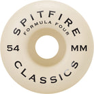 Spitfire Formula Four Classic Skateboard Wheels 97d 54mm Skateboard Wheels