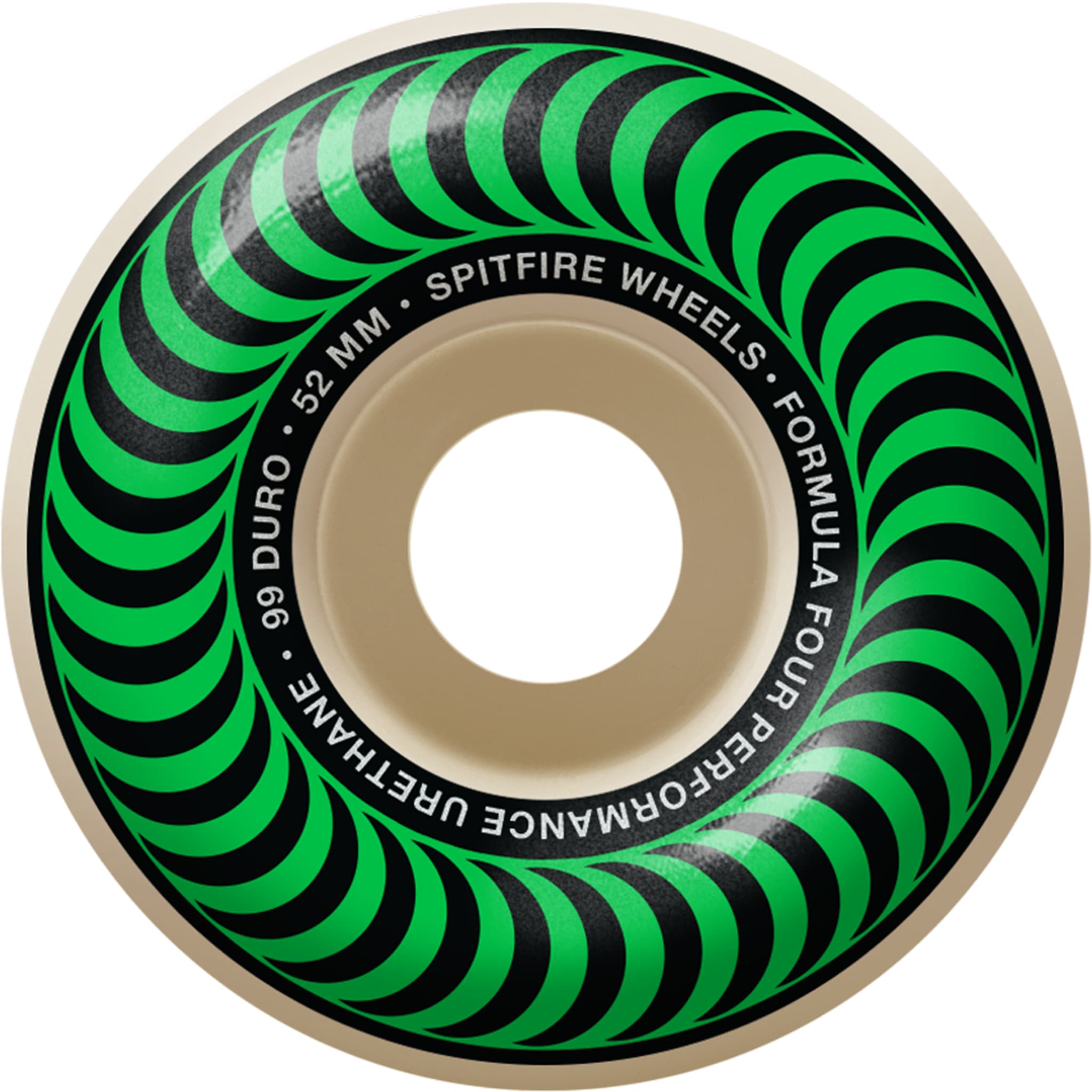 Spitfire Formula Four Classic Skateboard Wheels 99d 52mm Skateboard Wheels