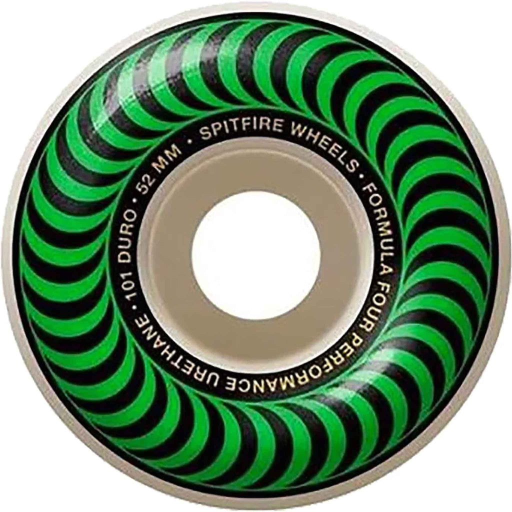 Spitfire Formula Four Classics Green 101D 52mm Skateboard Wheels